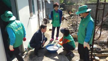 사곡면새마을협의회 사랑의 집수리 격려