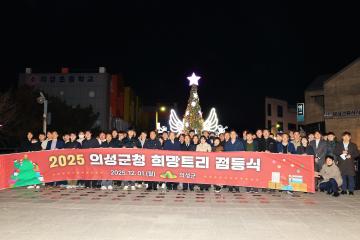 2025 의성군청 희망트리 점등식