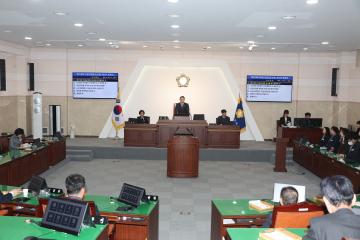 제278회 임시회 개회