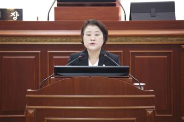 [제291회 임시회] 김우정 의원 5분 자유발언