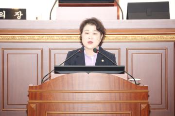 [제292회 임시회] 김우정 의원 5분 자유발언